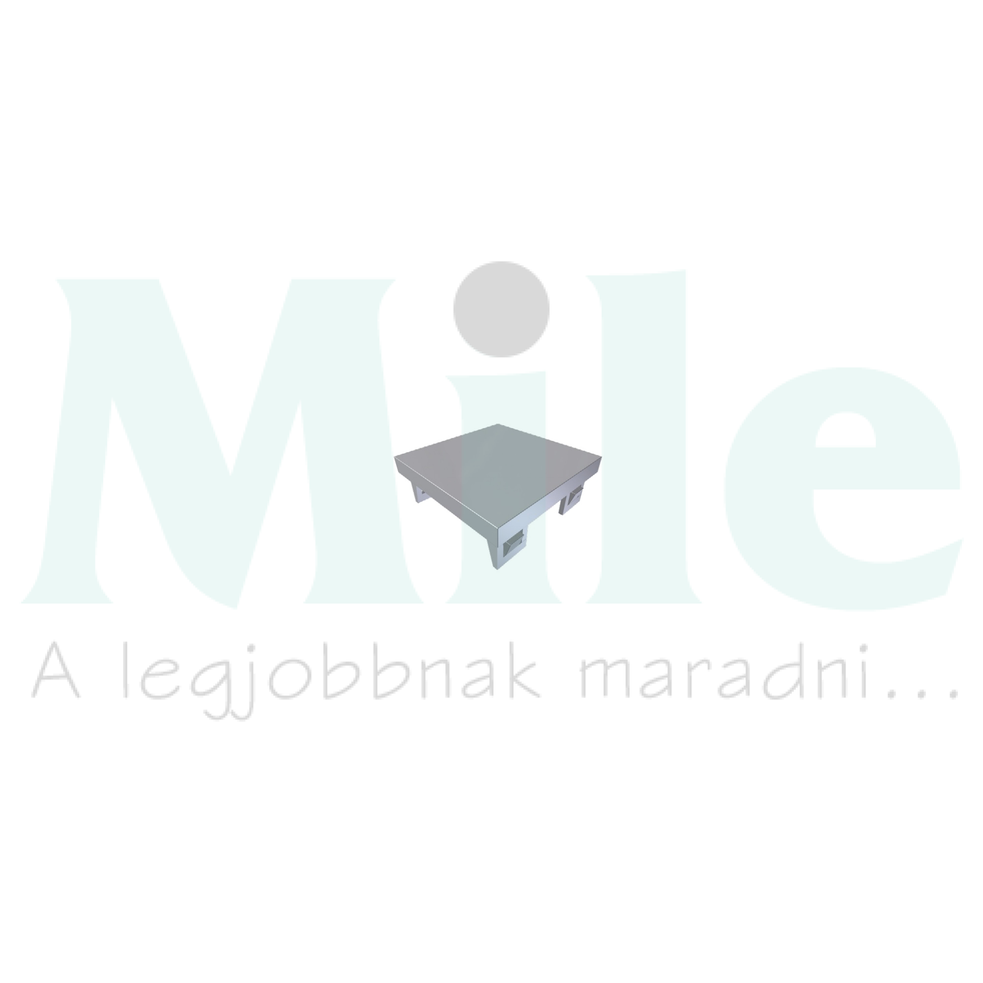 Padlódoboz vakmodul Mosaic 45x45xmm fehér 9010  IDM2 B/45A Electraplan